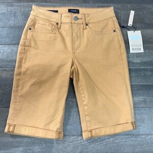 NYDJ Briella Colored Denim Board Shorts